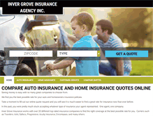 Tablet Screenshot of invergroveinsurance.com